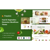 Freshin - Food & Vegetables Elementor WordPress Theme