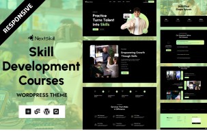 NextSkill - Career & Personal Growth Courses WordPress Elementor Theme