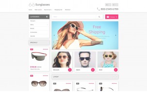 Eyewear Shop Template
