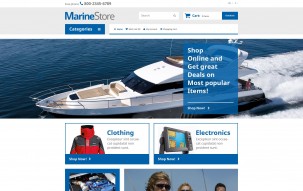 Marine Store Shop Template