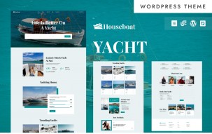 Houseboat - Yacht Cruise & Luxury Boat WordPress Elementor Theme