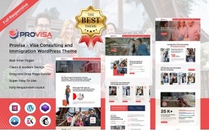 Provisa - Visa Consulting and Immigration WordPress Theme
