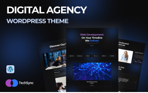 Techsync - Creative Digital Agency WordPress Website Theme