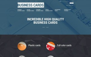 Business Cards Store Shop Template