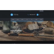 Fishing Equipment Store Shop Template