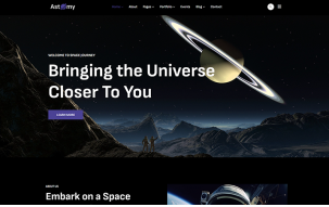 Astomy - Universal Studios Elementor WordPress Theme