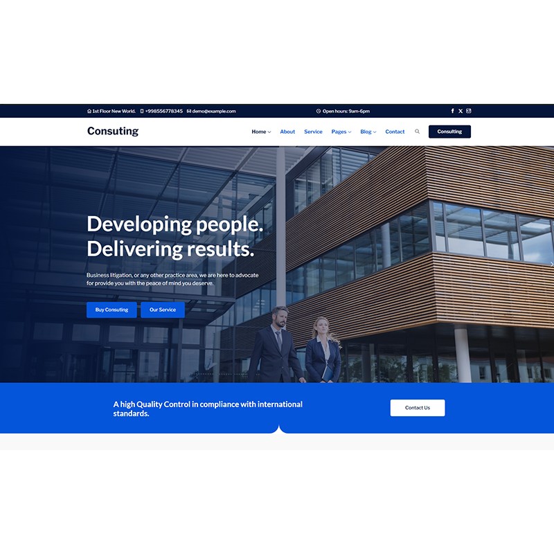 Consuting - Consulting & IT Solution Responsive WordPress Theme