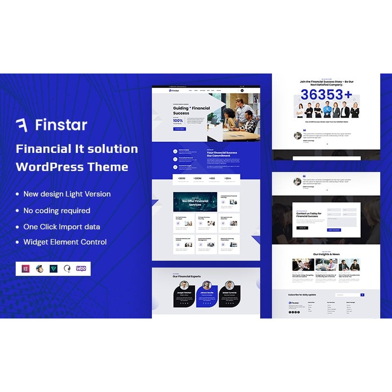 Finstar - Consulting, Financial, It solution WordPress Theme