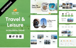Go Trip - Travel & Leisure Agency WordPress Elementor Theme