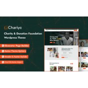 Chariyo - Charity & Donation Foundation WordPress Theme