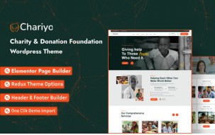 Chariyo - Charity & Donation Foundation WordPress Theme