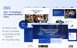 Itzen &ndash; Smart IT Solutions And Technology Services WordPress Theme.