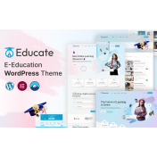 Educate&mdash;Online Education & Courses Website WordPress Theme