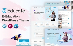 Educate&mdash;Online Education & Courses Website WordPress Theme