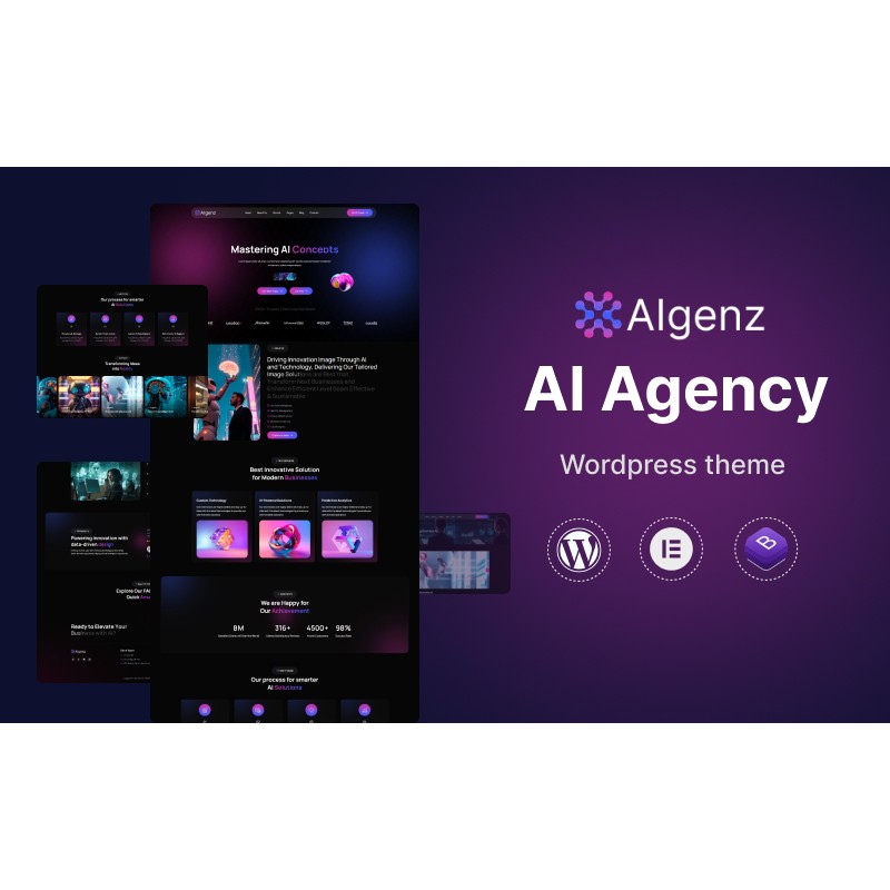 AIgenz - AI Agency WordPress Theme