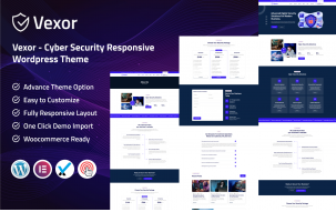 Vexor - Cyber Security Responsive Wordpress Theme