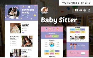 Little Helper - Babysitter & Children&rsquo;s Care WordPress Elementor Theme