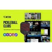 Netzio - Pickleball Clubs Multipurpose WordPress Elementor Theme