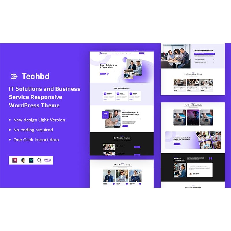 Techbd - IT Solutions and Business Service Responsive WordPress Theme