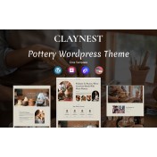 Claynest- Pottery Multipurpose Responsive WordPress Theme