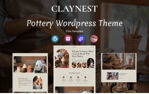 Claynest- Pottery Multipurpose Responsive WordPress Theme