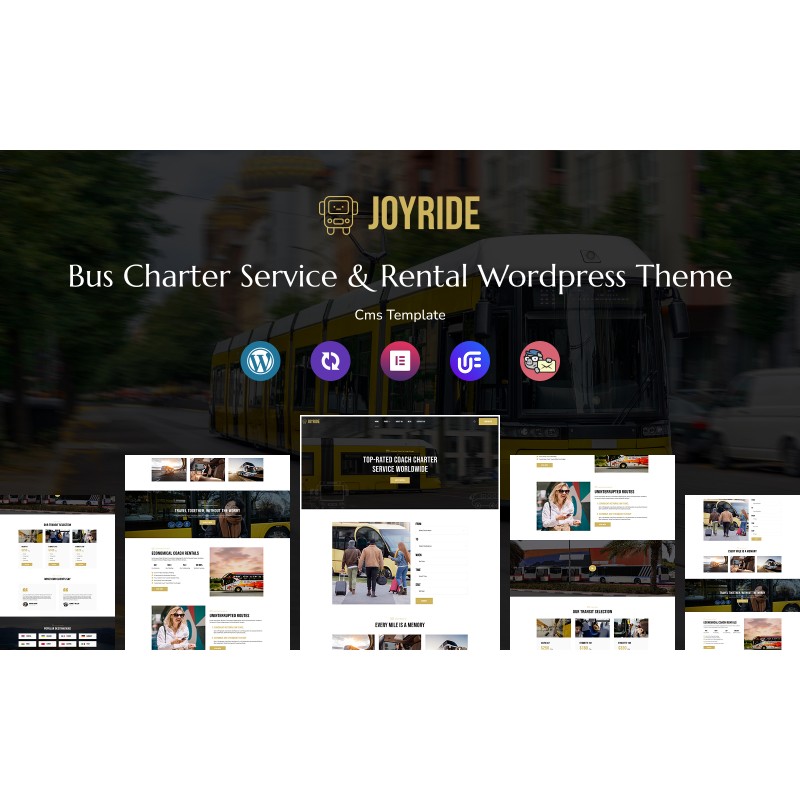 Joyride - Bus Charter And Rental Service Multipurpose Responsive WordPress Theme