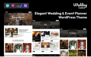 WeddingCentral &ndash; Elegant Wedding & Event Planner WordPress Theme