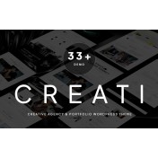 Creati &ndash; Modern Creative Agency & Minimal Portfolio WordPress Theme