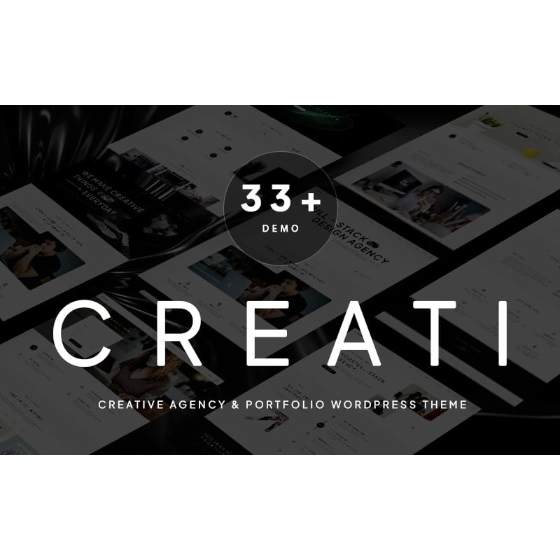 Creati &ndash; Modern Creative Agency & Minimal Portfolio WordPress Theme