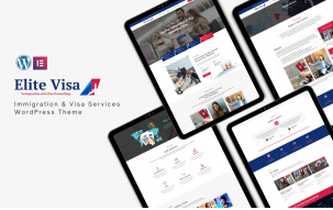 Elite Visa &ndash; Immigration, Travel & Visa Services WordPress Theme
