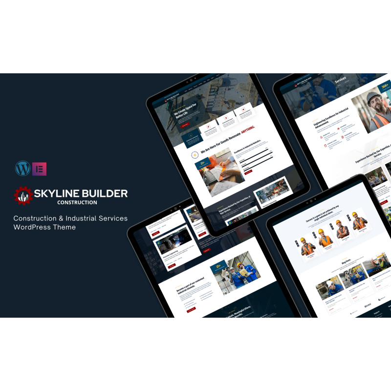 Skyline - Building Construction & Industrial Services WordPress Theme