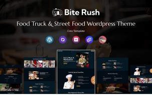 BiteRush - Food Truck And Street Food Multipurpose Responsive WordPress Theme