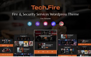 Tech.Fire - Fire And Security Services Multipurpose Responsive WordPress Theme