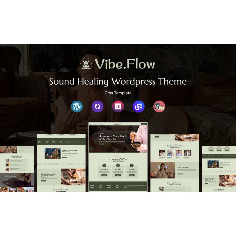 Vibe.Flow - Sound Healing Therapy Multipurpose Responsive WordPress Theme