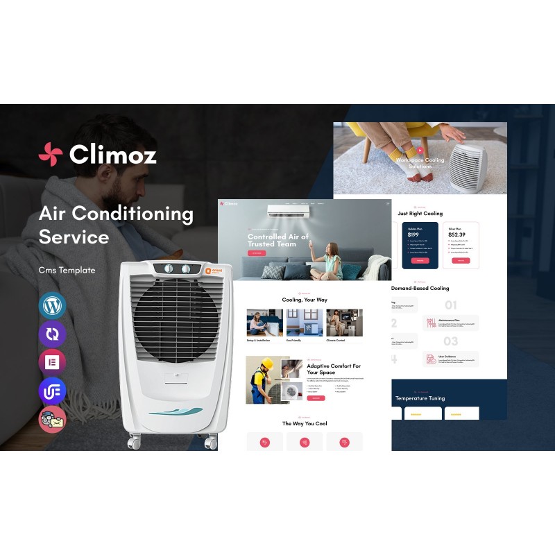 Climoz - Air Conditioning Services Multipurpose Responsive WordPress Theme