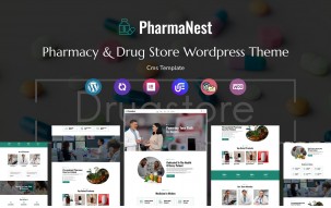 PharmaNest - Pharmacy And Drug Store Multipurpose Responsive WordPress Theme