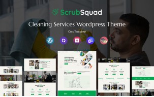 ScrubSquad - Cleaning Services Multipurpose Responsive WordPress Theme