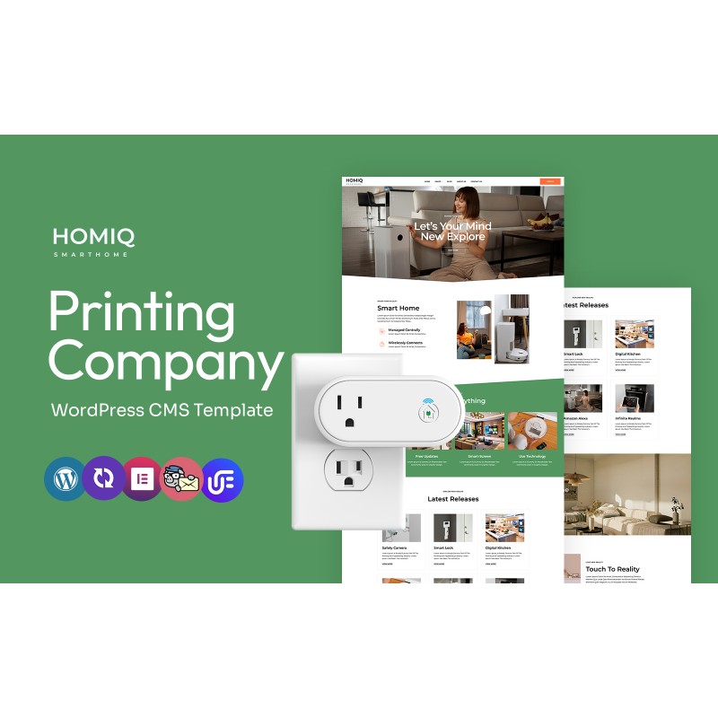 Homiq - Smart Home Automation Multipurpose WordPress Elementor Theme