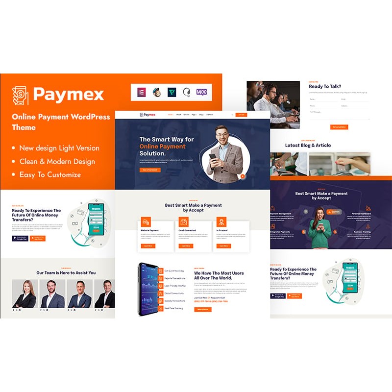 Paymex - Online Payment WordPress Theme