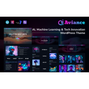 Avlance &ndash; AI, Machine Learning & Tech Innovation WordPress Theme