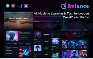 Avlance &ndash; AI, Machine Learning & Tech Innovation WordPress Theme