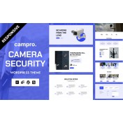 Campro. - CCTV and Security Cameras Service Responsive WordPress Elementor Theme