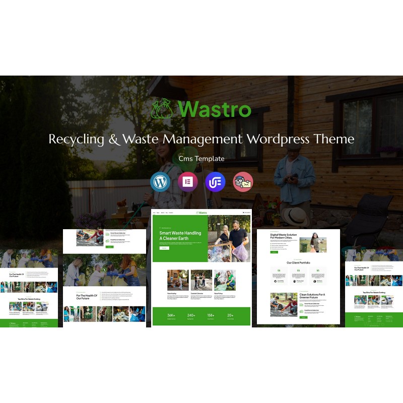 Wastro- Recycling And Waste Management Multipurpose Responsive WordPress Theme