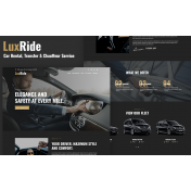 LuxRide &ndash; Car Rental, Transfer & Chauffeur Service WordPress Theme