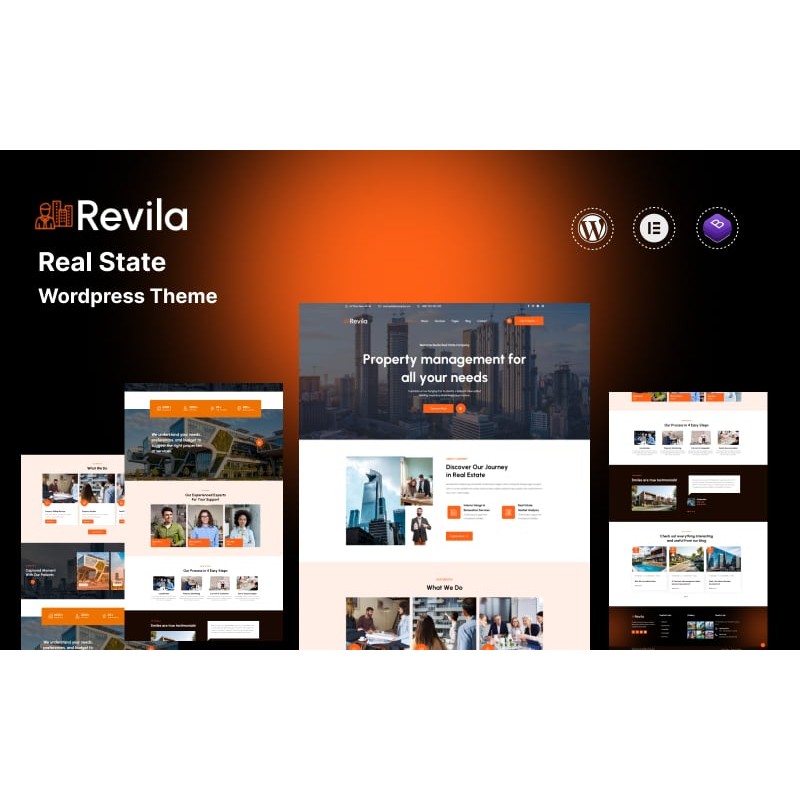 Revila - Real State Agency WordPress Theme