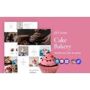 Cr&egrave;me - Delicious Cake And Pastry WordPress Elementor Theme