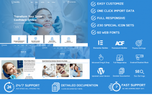 Dentify - Dental Clinic & Dentist WordPress Theme