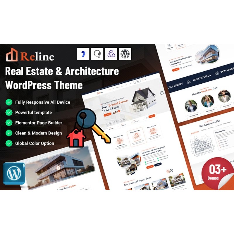 Reline - Real Estate & Architecture WordPress Theme