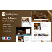 Wellingtons &ndash; Luxury Hotel & Resort Booking Elementor WordPress Theme