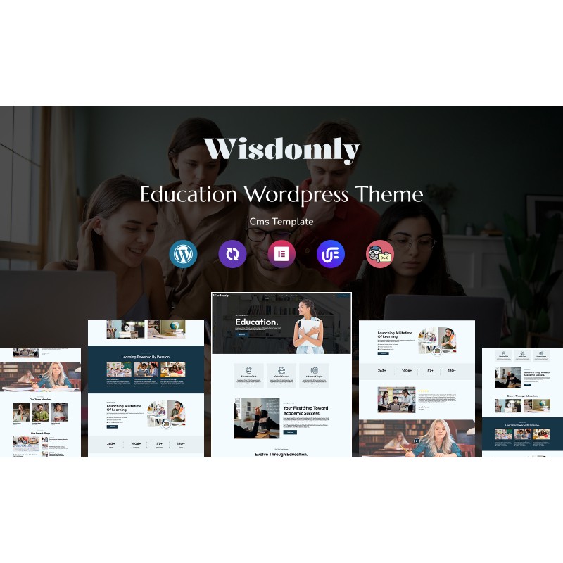 Wisdomly - Education Multipurpose Responsive WordPress Theme